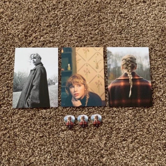 NEW Taylor Swift Folklore Evermore Post Cards - Picture 1 of 6